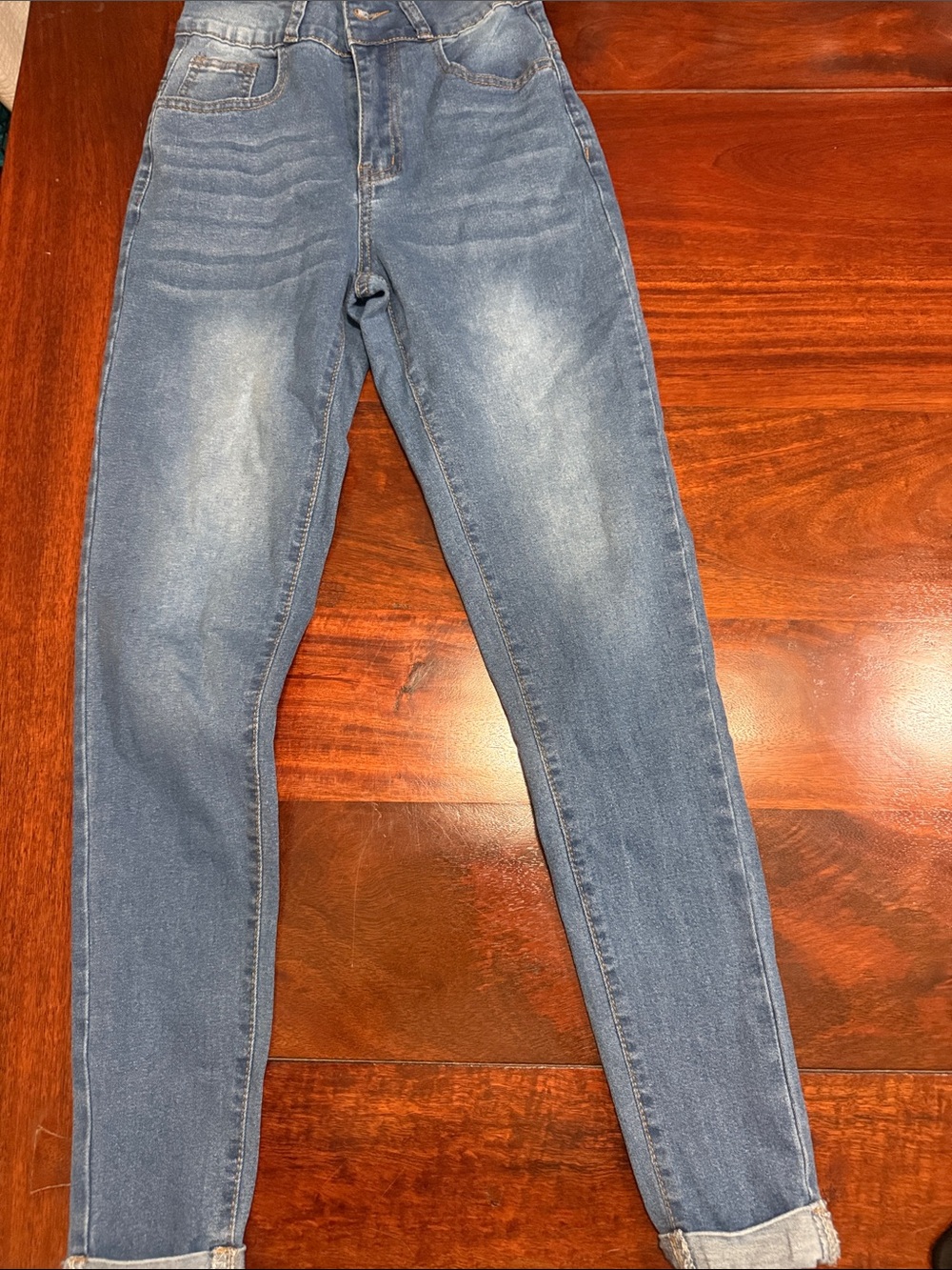 SHEIN High-Rise Slim Fit Women's Jeans - Blue